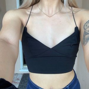 Forever 21 V neck crop top
